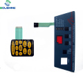 Laser machine divece yellow button membrane switch